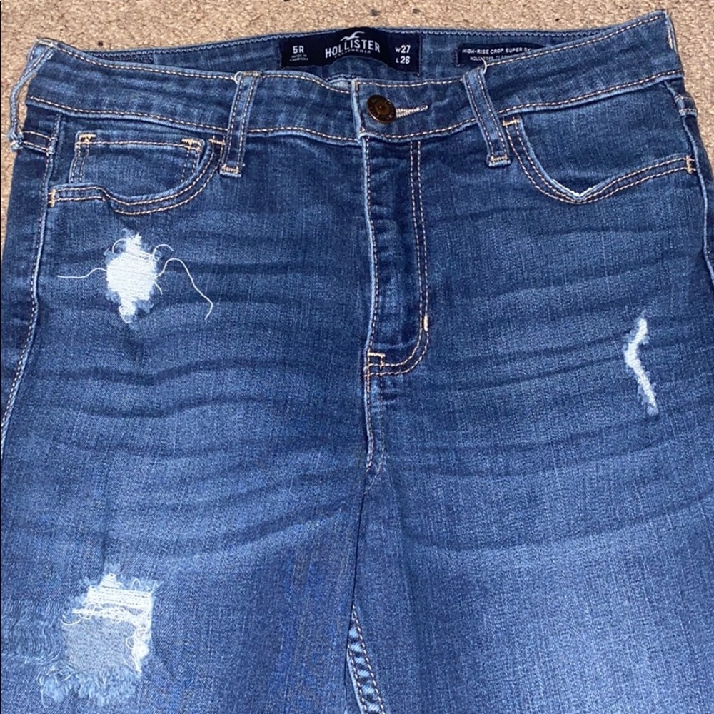 Hollister ripped jeans